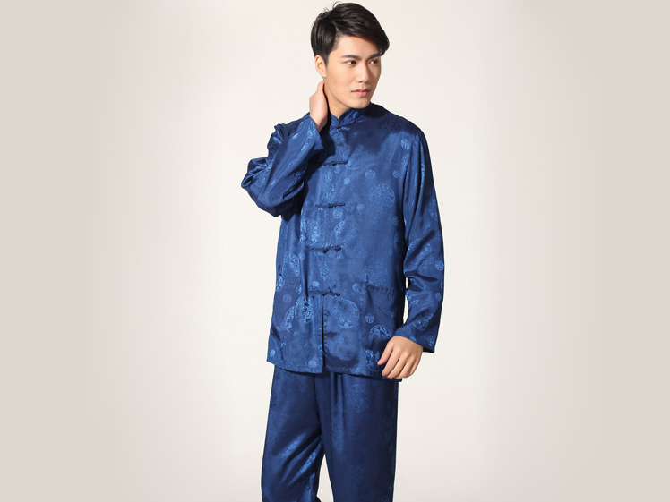 Tai Chi Clothing Long-sleeve Casual Style Linen Suit